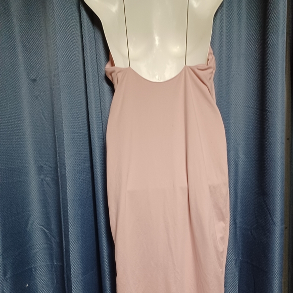 Fashion Nova Pink Backless Slip Dress for Cocktail - Picture 3 of 8